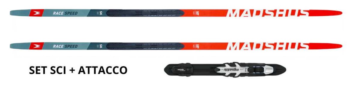 SET MADSHUS SCI RACE SPEED SKATE + ATTACCO